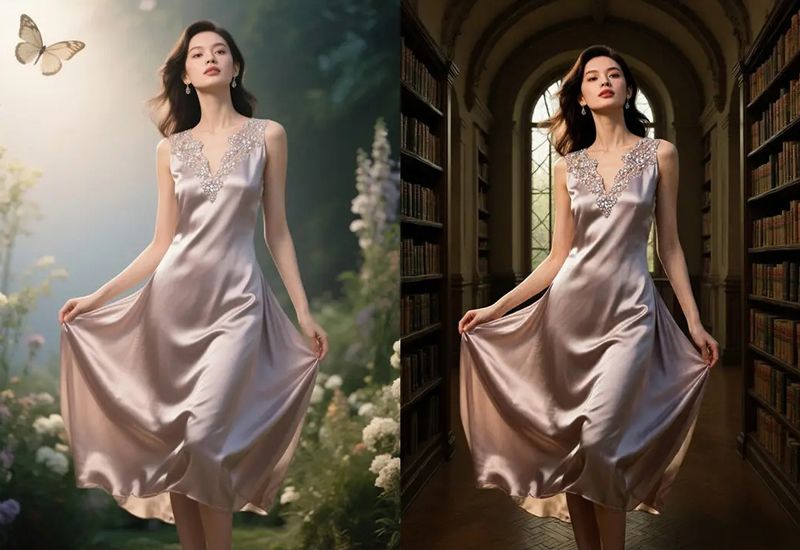 Flux Kontext Prompts for Image Background Replacement