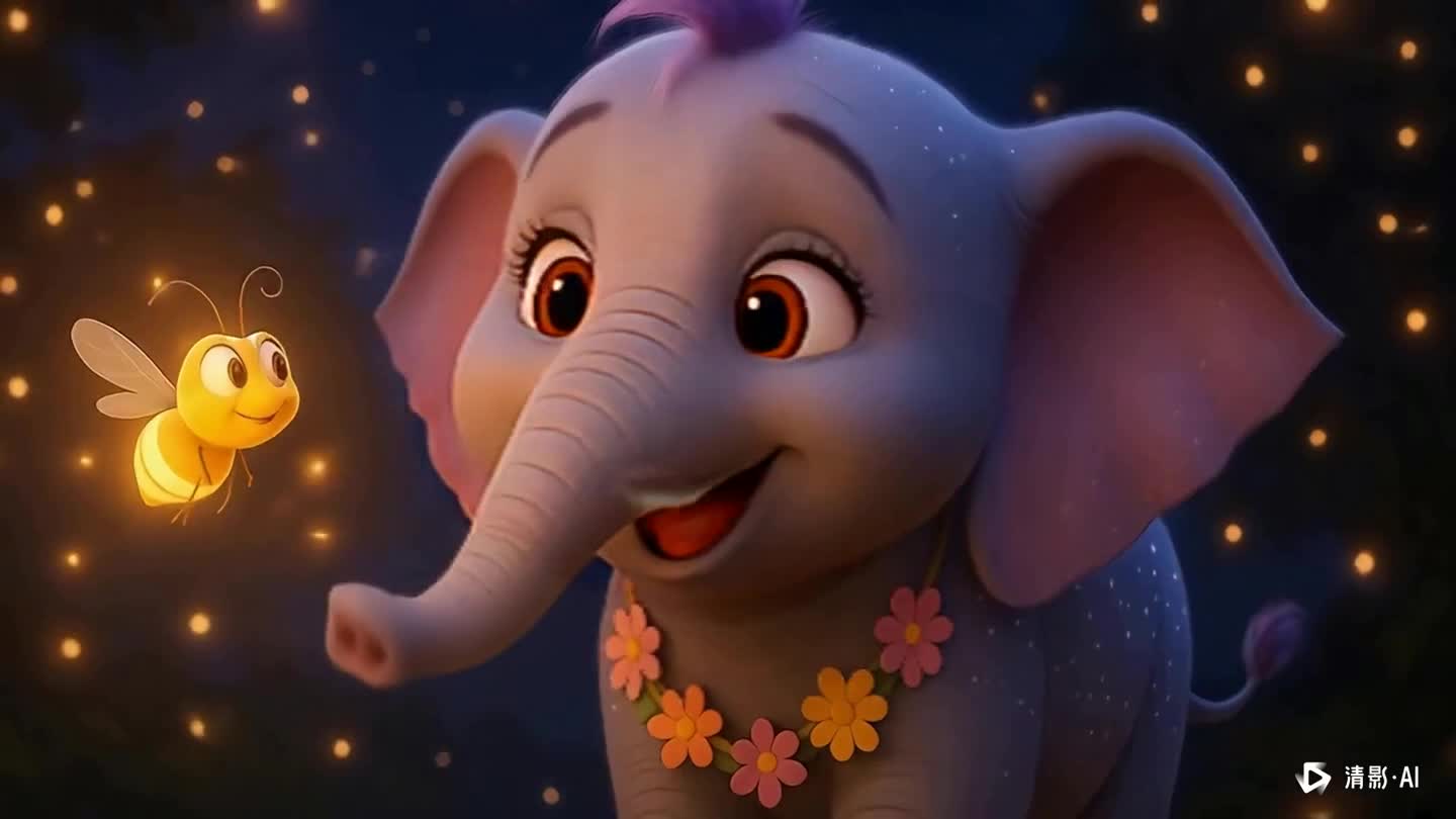 Elefant og bi, image size:1440x810