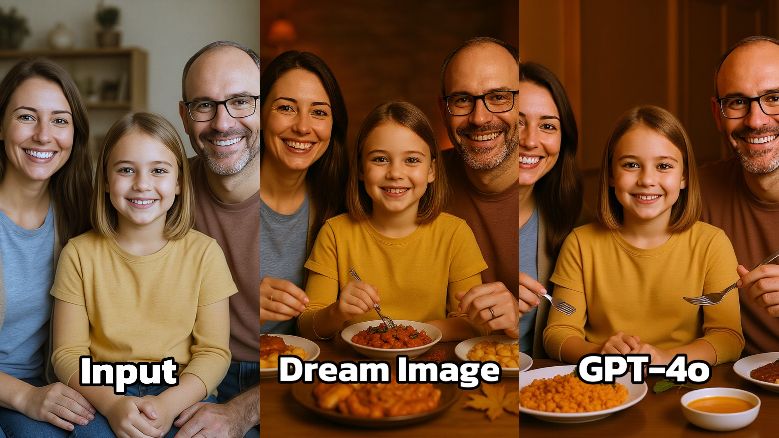Holiday Scene Prompts: Dream Image vs. GPT-4o