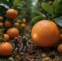 Flux Kontext Prompts for Creating a Miniature World Adventure