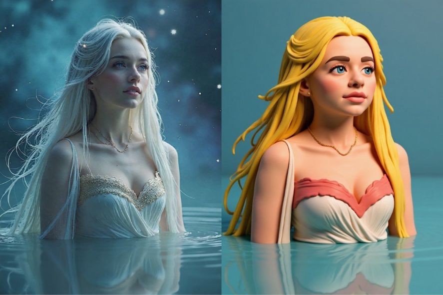 Flux Kontext Prompts for AI Claymation Style