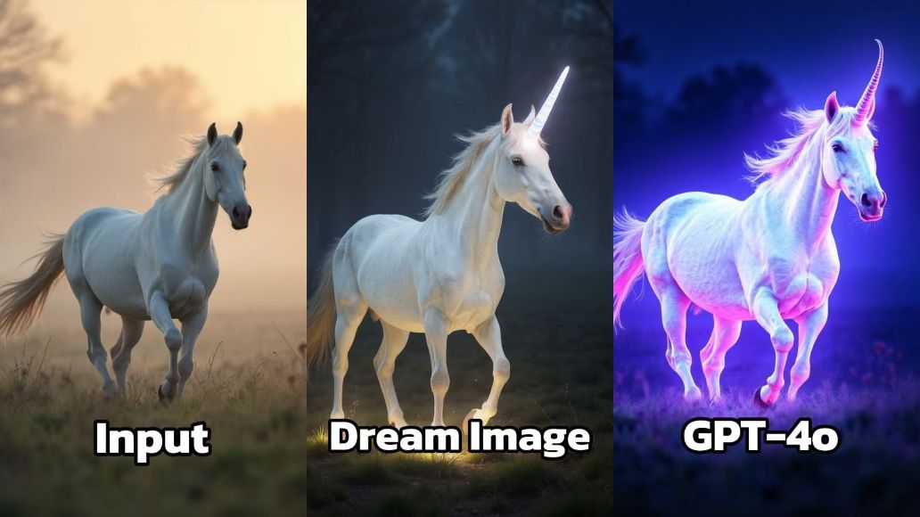 Animal Hybrid Prompts: Dream Image vs. GPT-4o