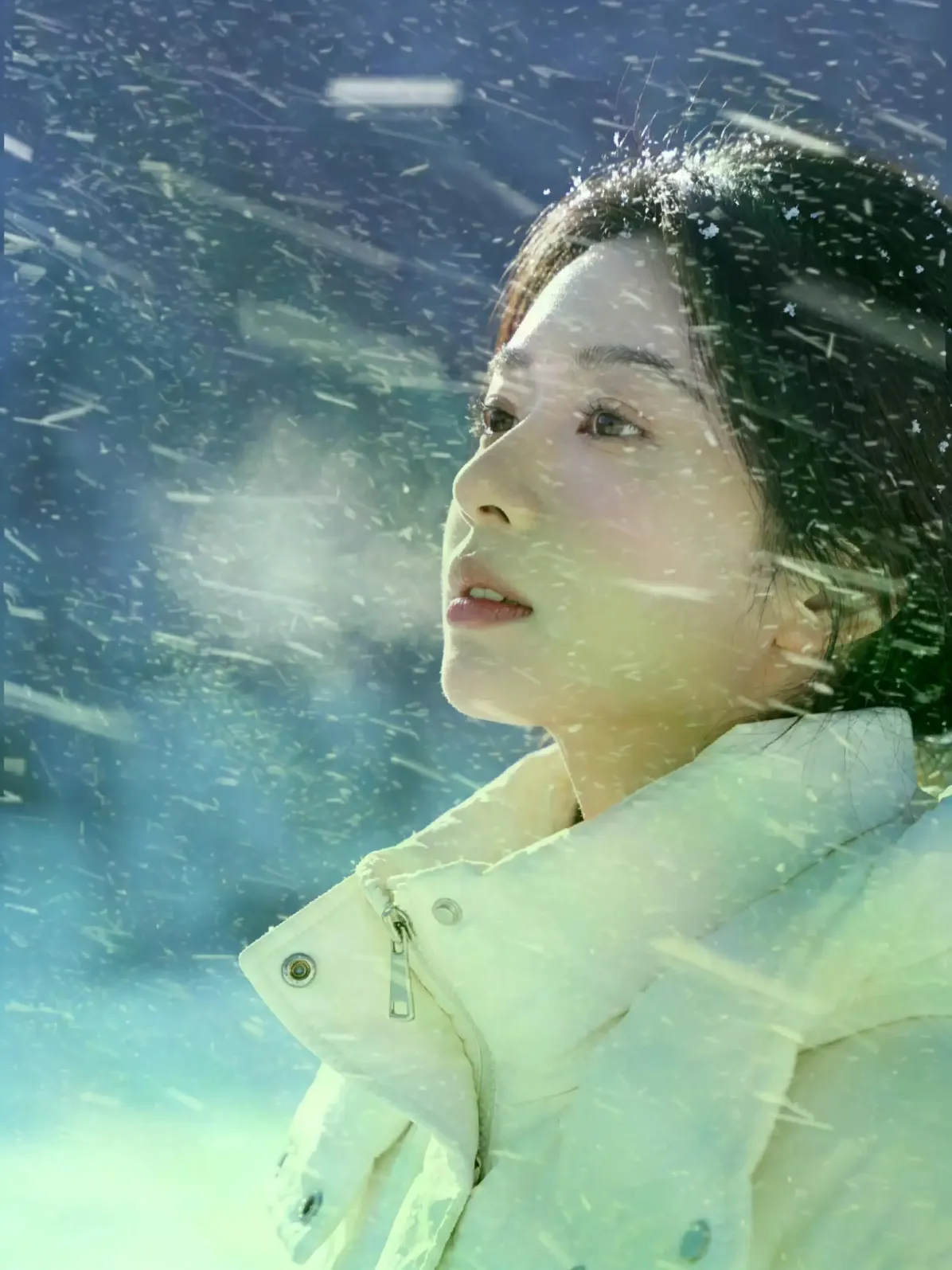 Winter Snow Portrait
