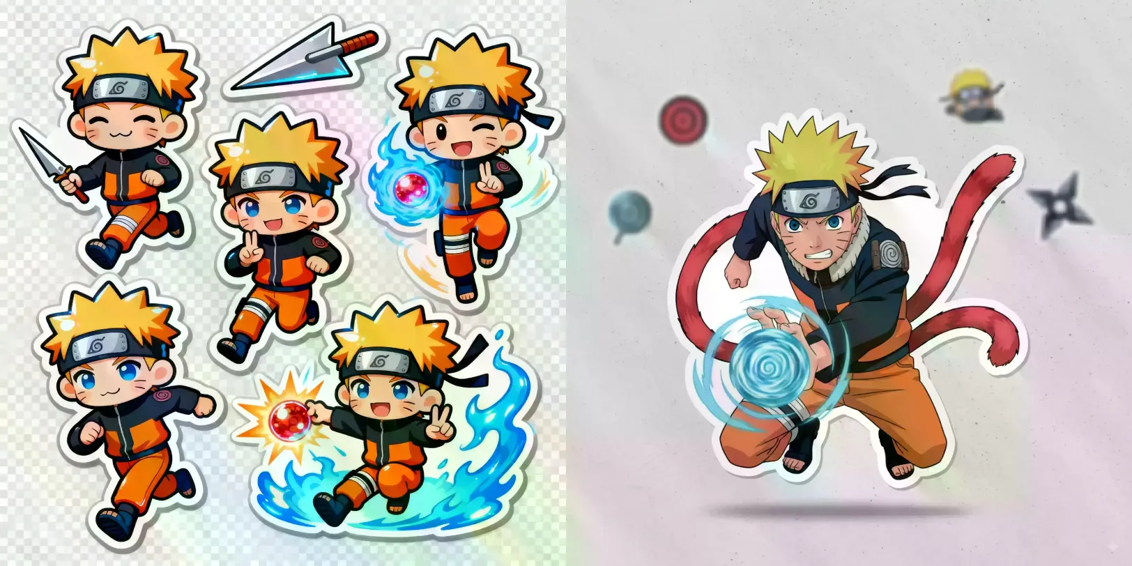 SeeDream Anime Sticker Collection: Naruto Edition