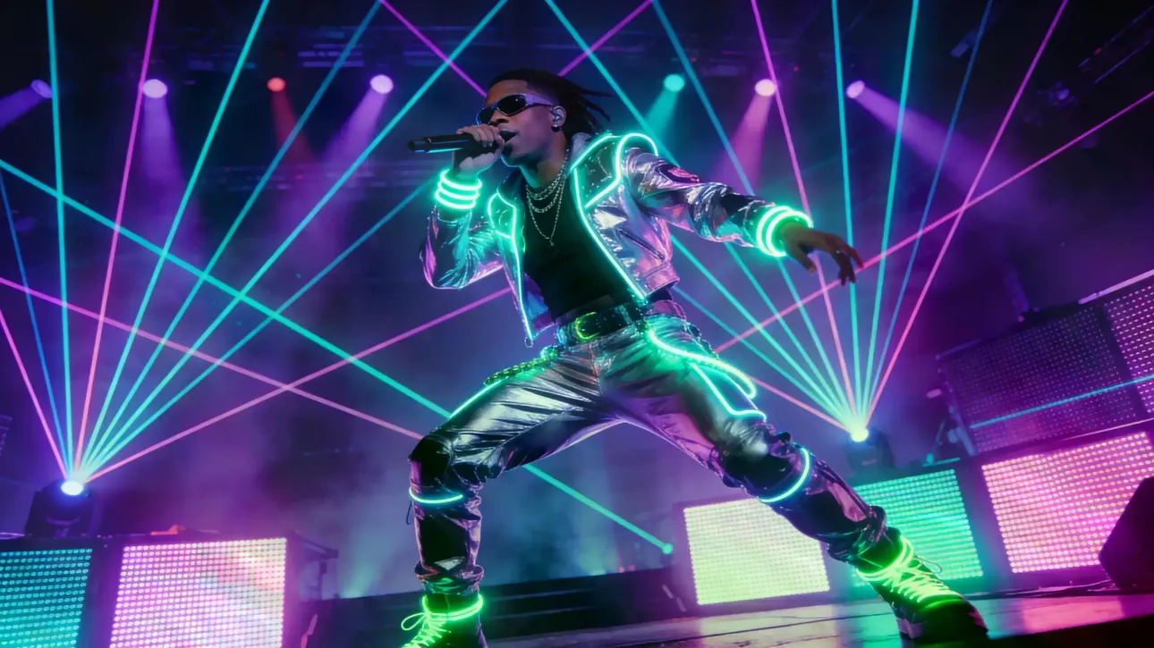 Laservalon esiintyjä