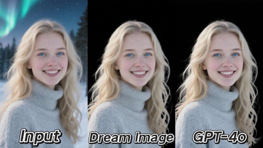 AI for Black Backgrounds: Dream Image vs. GPT-4o