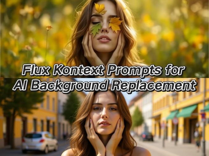 Flux Kontext Prompts for AI Background Replacement