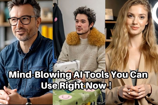 Mind-Blowing AI Tools You Can Use Right Now!