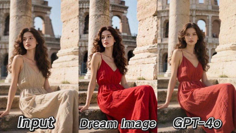AI Clothes Changer Face-Off: Dream Image vs. GPT-4o