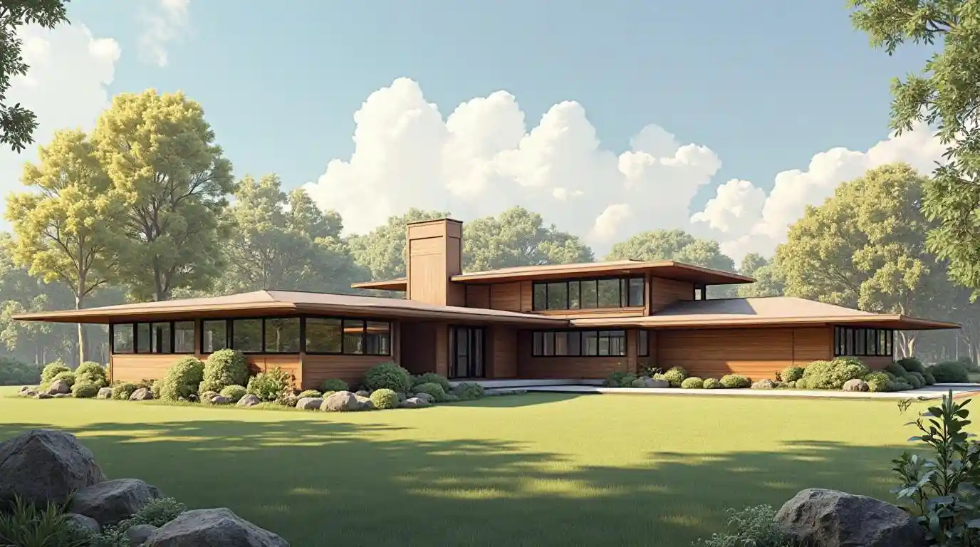 Wright-Inspired Home