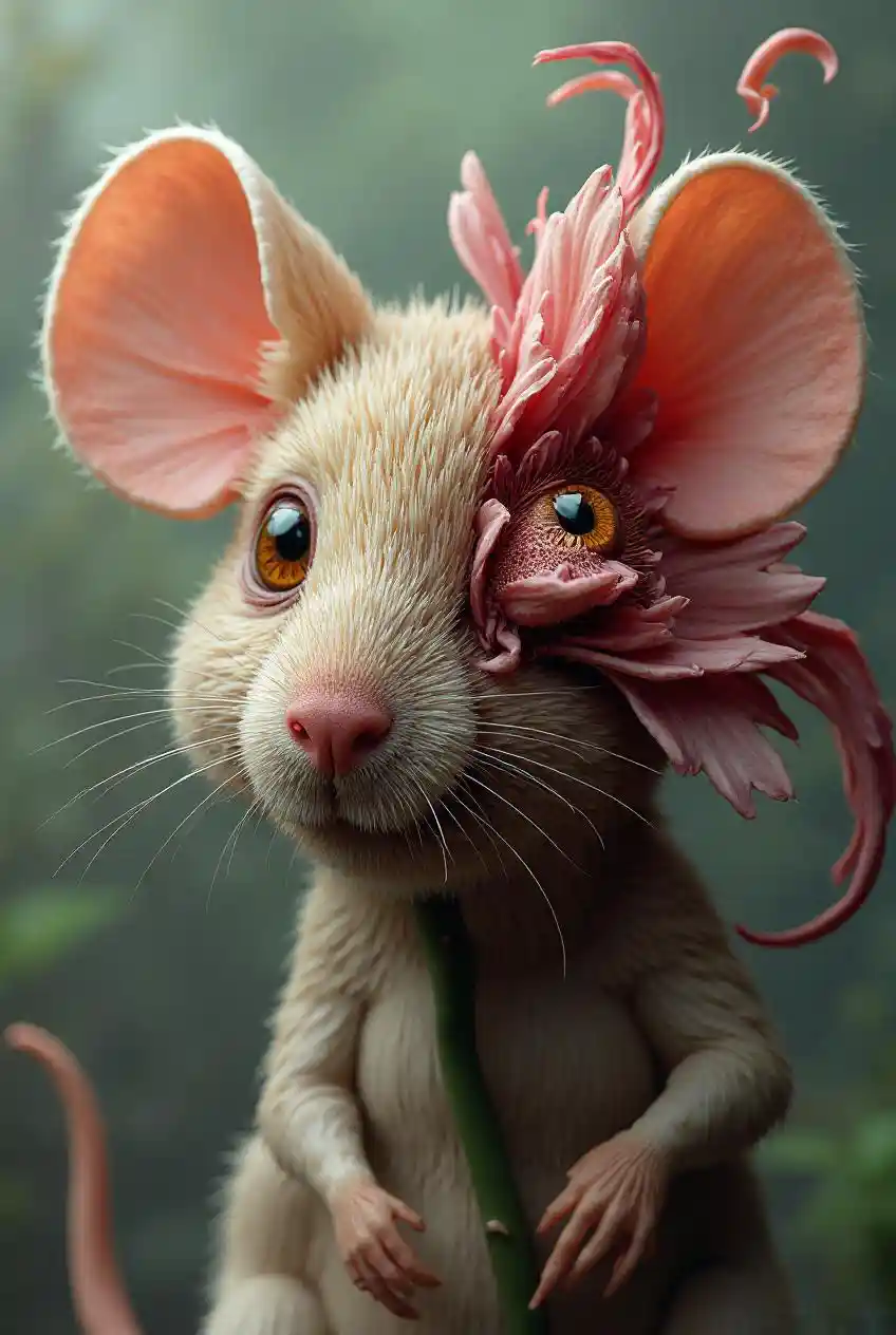 Mouse-Orchid Render