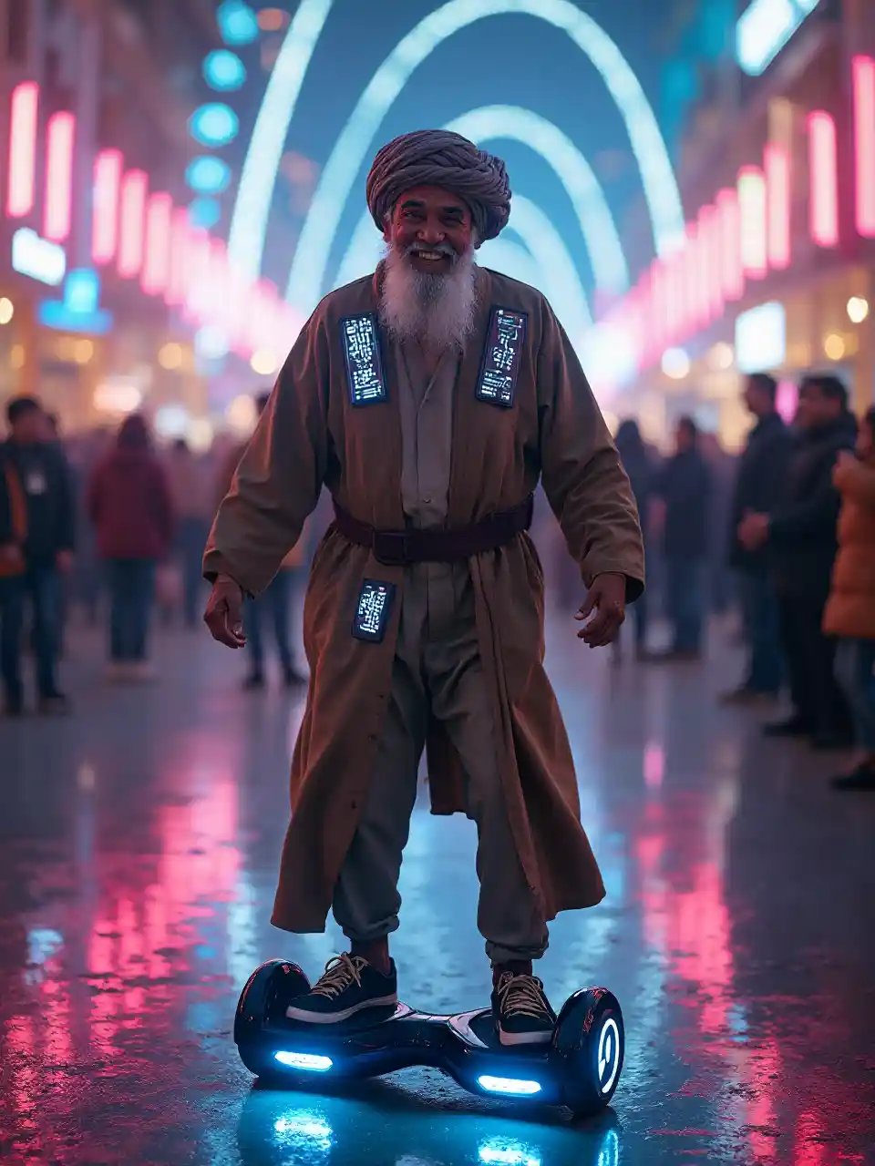 Neon Hoverboard Mzee