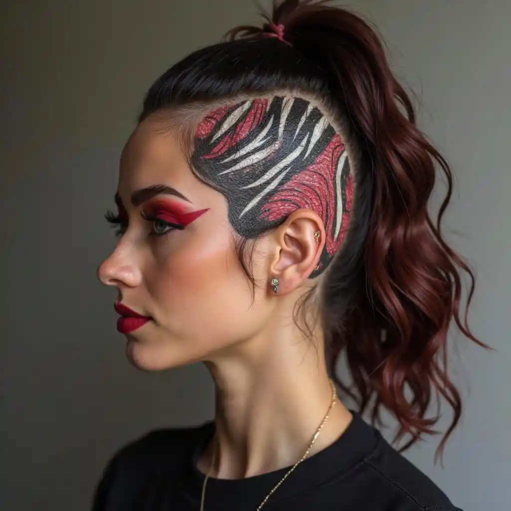 Zebra Tattoo Woman