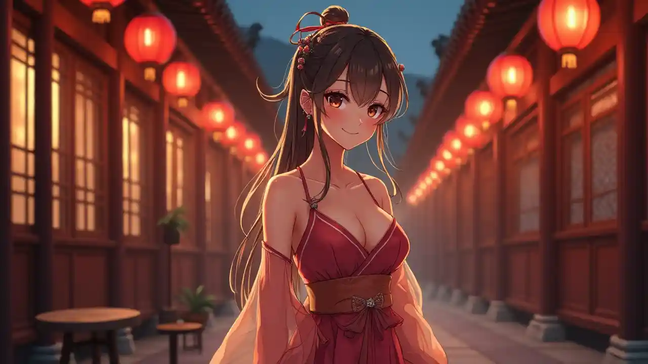 Anime Girl Hanfu Elegance