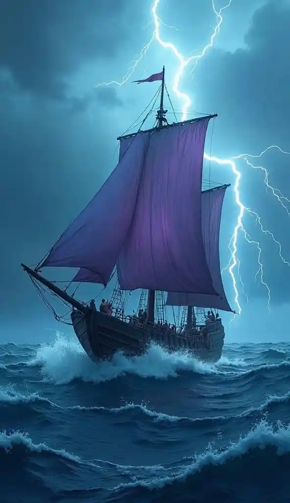 Stormy Viking Voyage