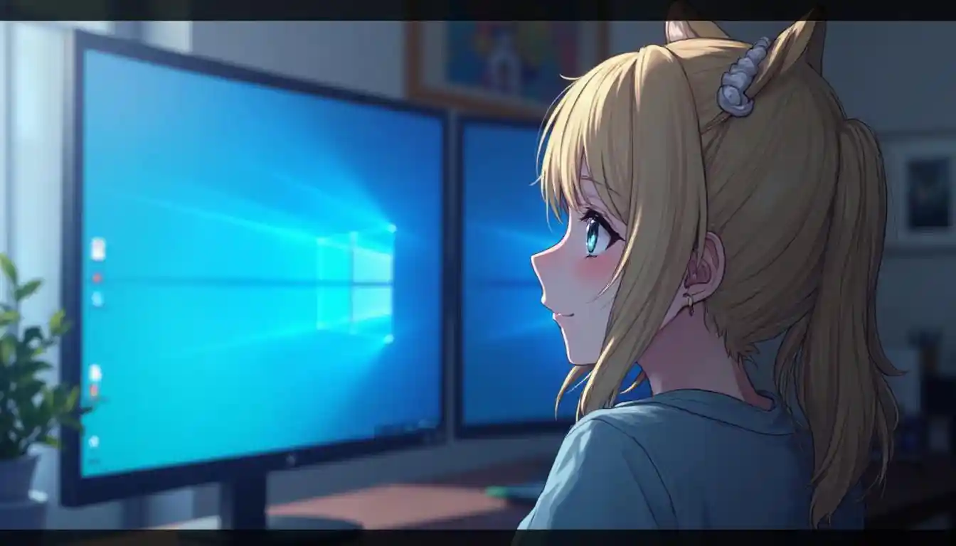 Escena de error de PC