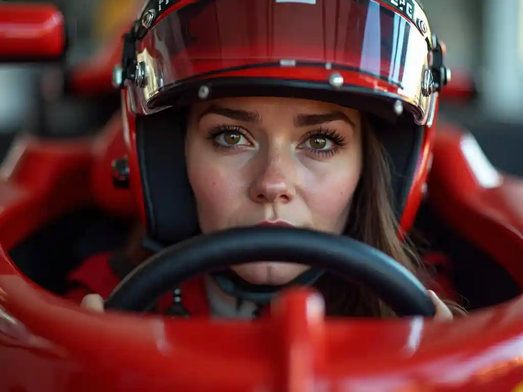 F1 Racer Woman