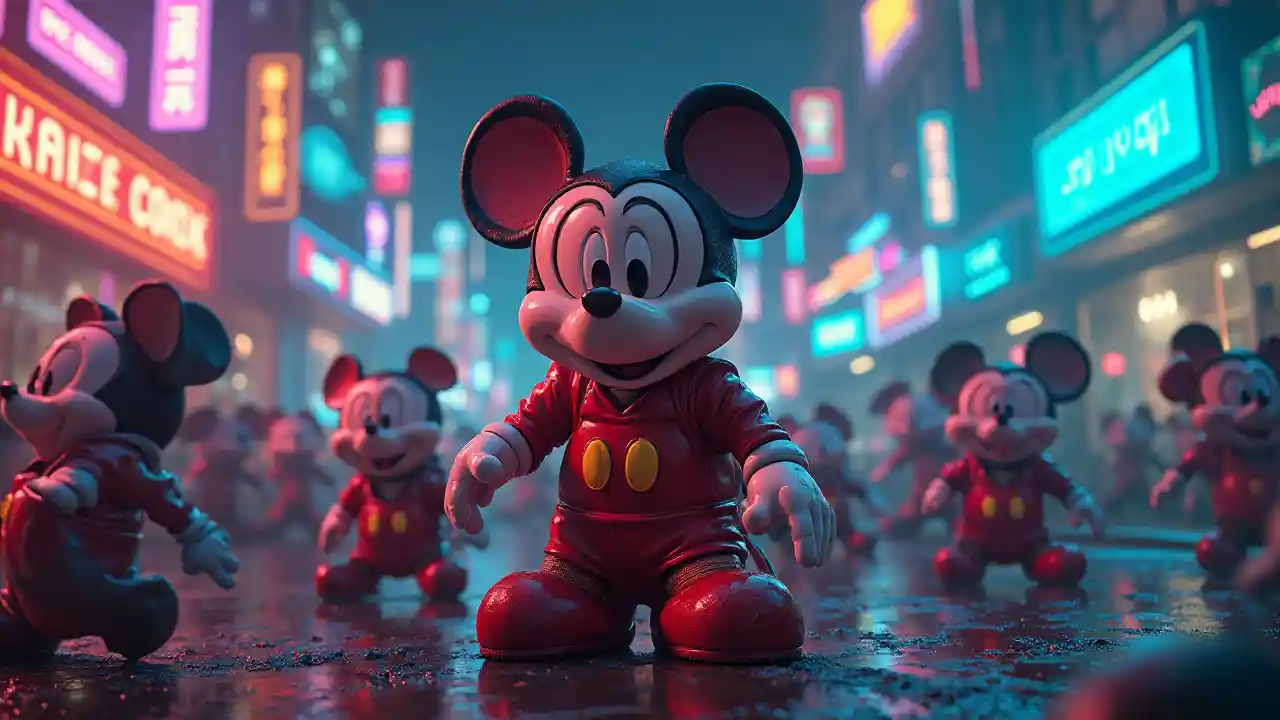 Mickey Mice Neon Garden