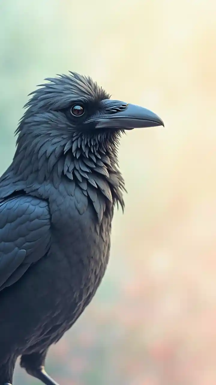 Pubblicità in corvo pastello