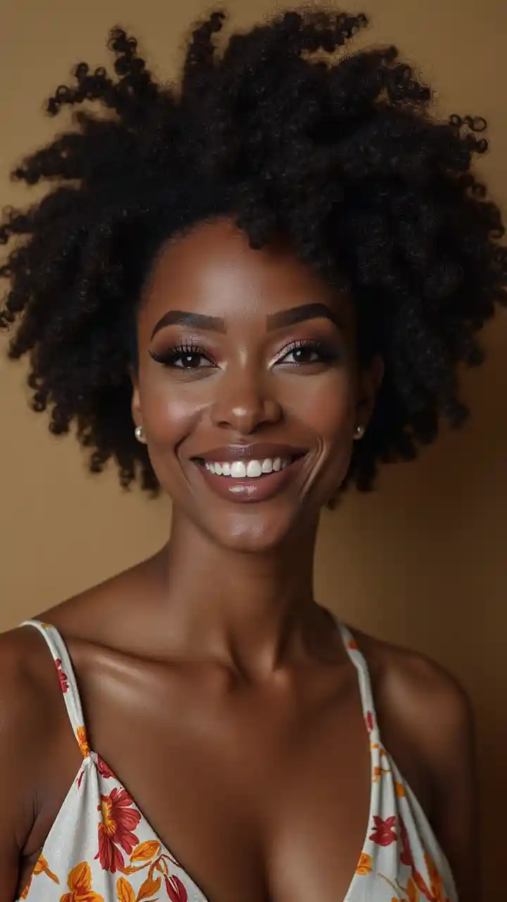 Mfano wa Kiafrika Unaotabasamu