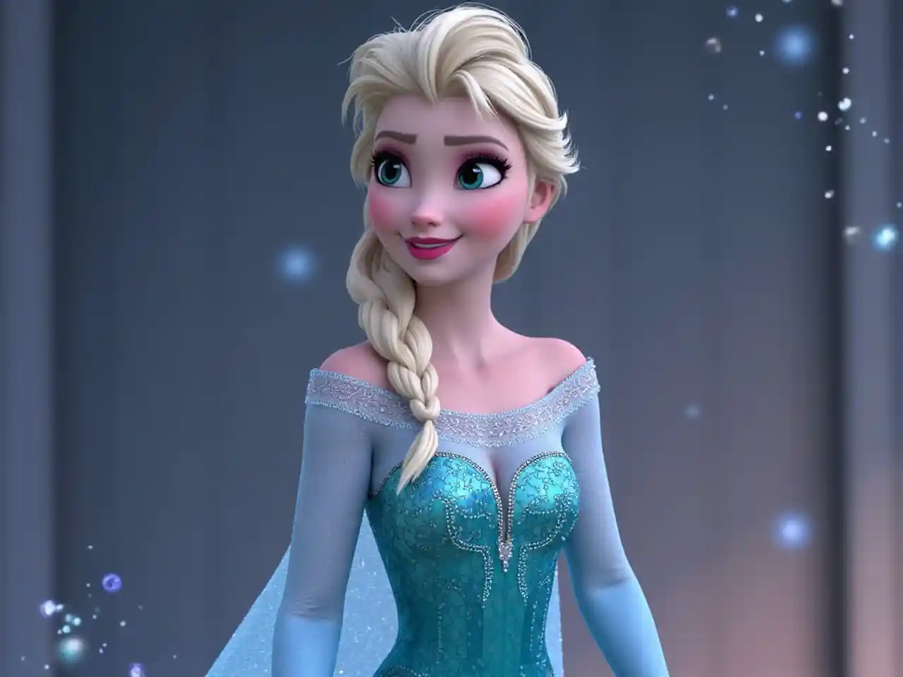 Kaley Cuoco Frozen Elsa