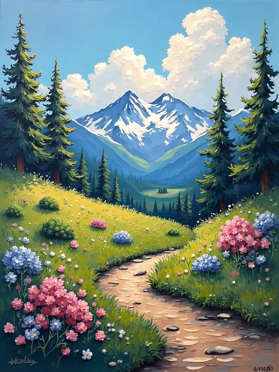 Impasto Palette Knife Art