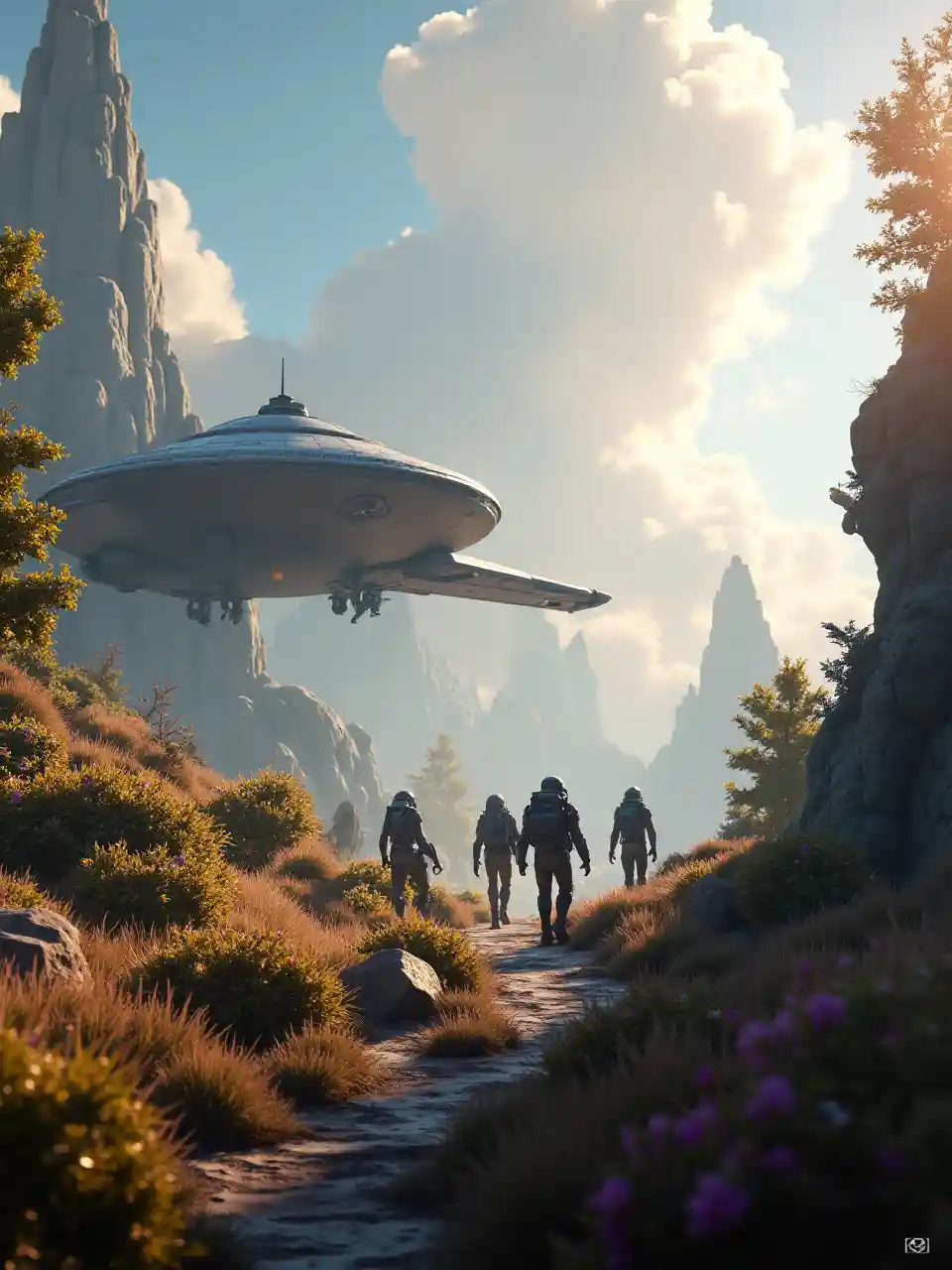 Sci-fi FPS Spaceship Fantasy Screen