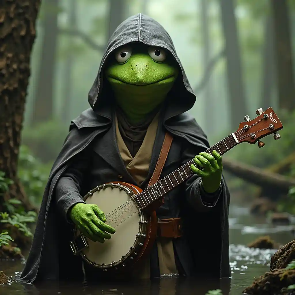 Kermit Sith Lord Banjo Swamp