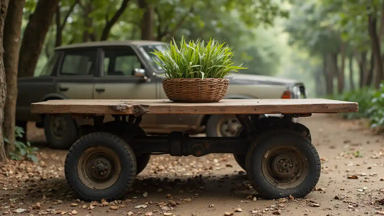 Meza ya Kahawa Magurudumu ya Magari