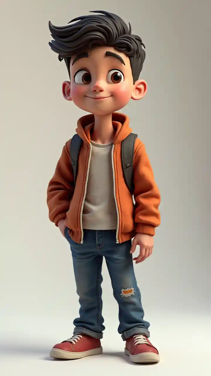 3D Mwanafunzi kuchora Scene