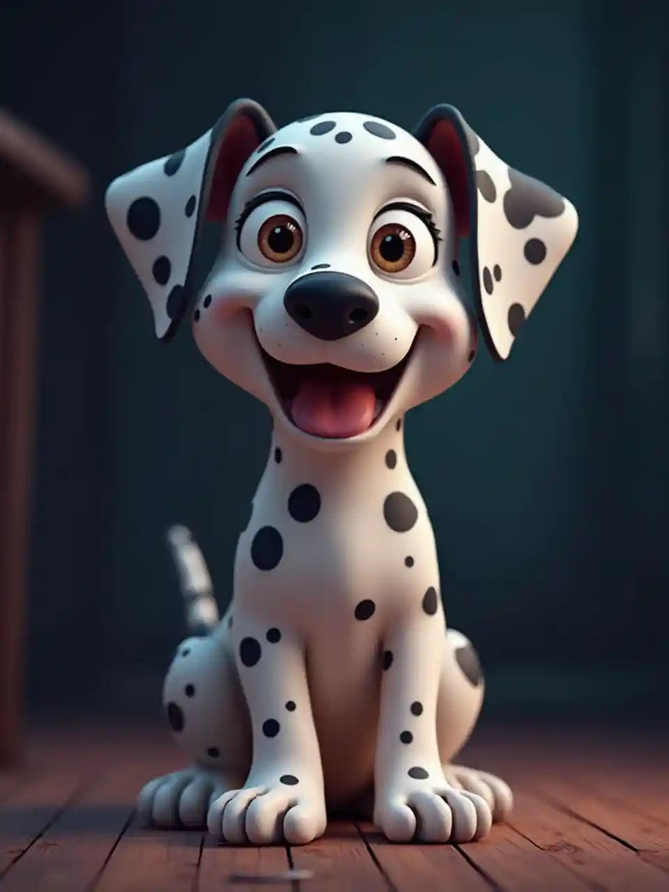 3D Dalmata Pixar Stile