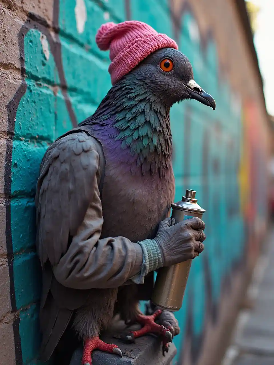 Graffiti Pigeon Mexico