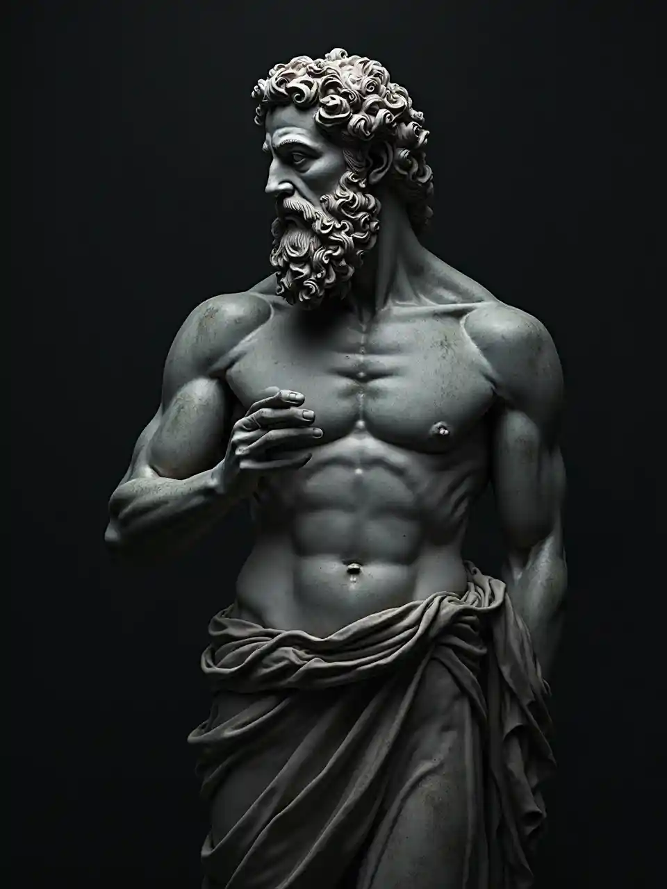 Dark Zeus Statue Tee