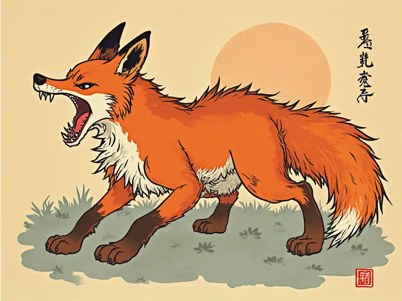 Japanese Boardfox Art