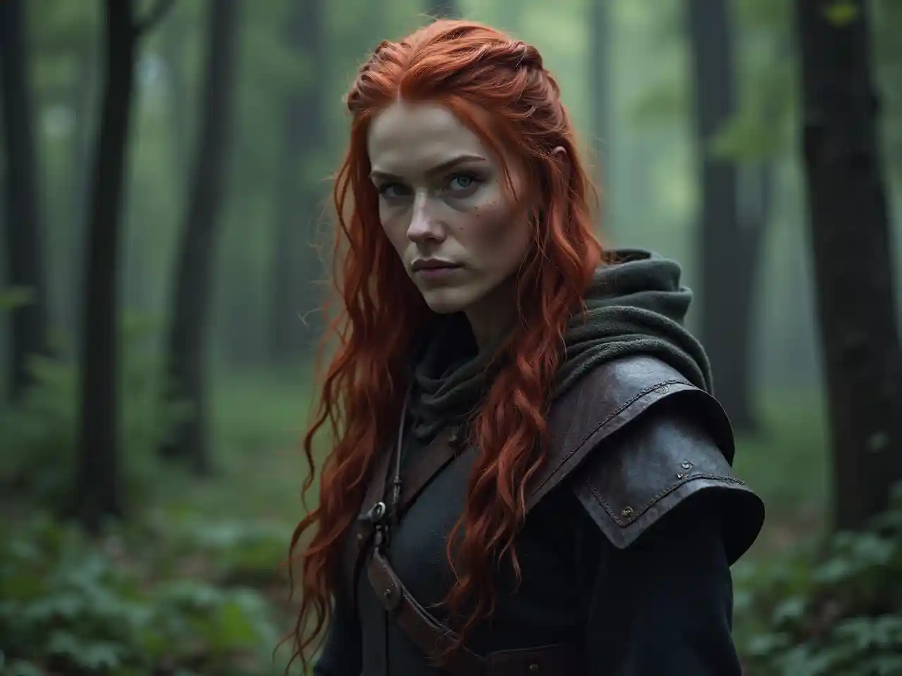 Valkyrie Warrior Forest