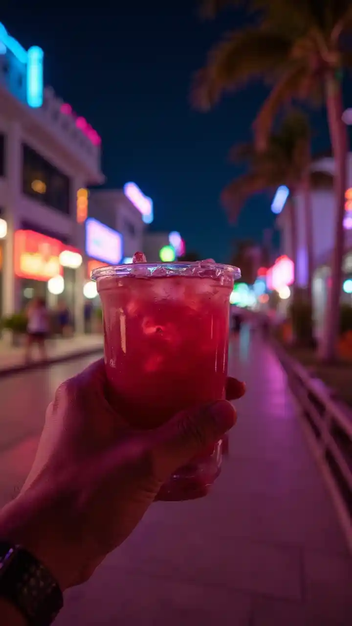Miami Night Scene