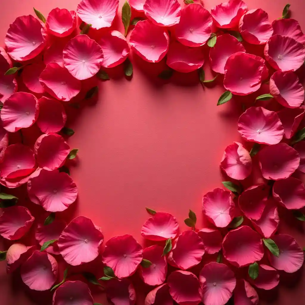 Wzór płatków róż