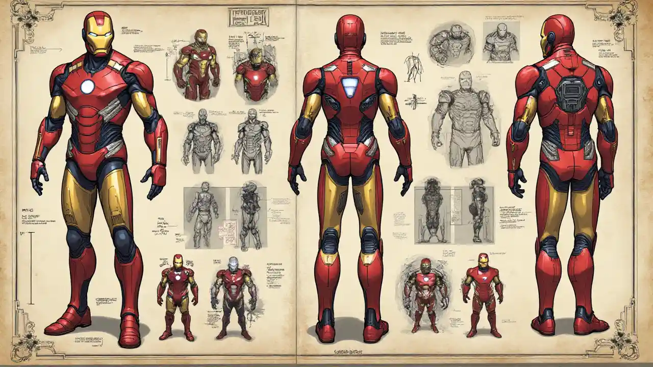 Iron Man Suit Schematics