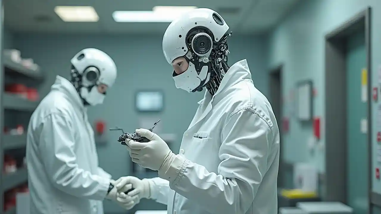 ロボット風刺職業