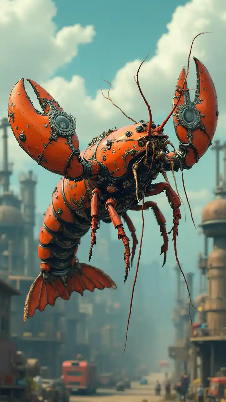 Máy bay hơi nước Punk tôm hùm