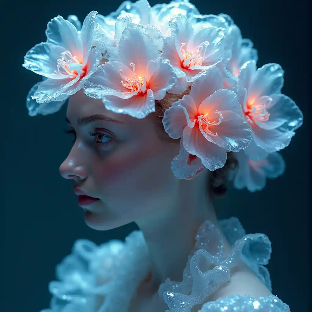 Biomechanical Goddess Portrait