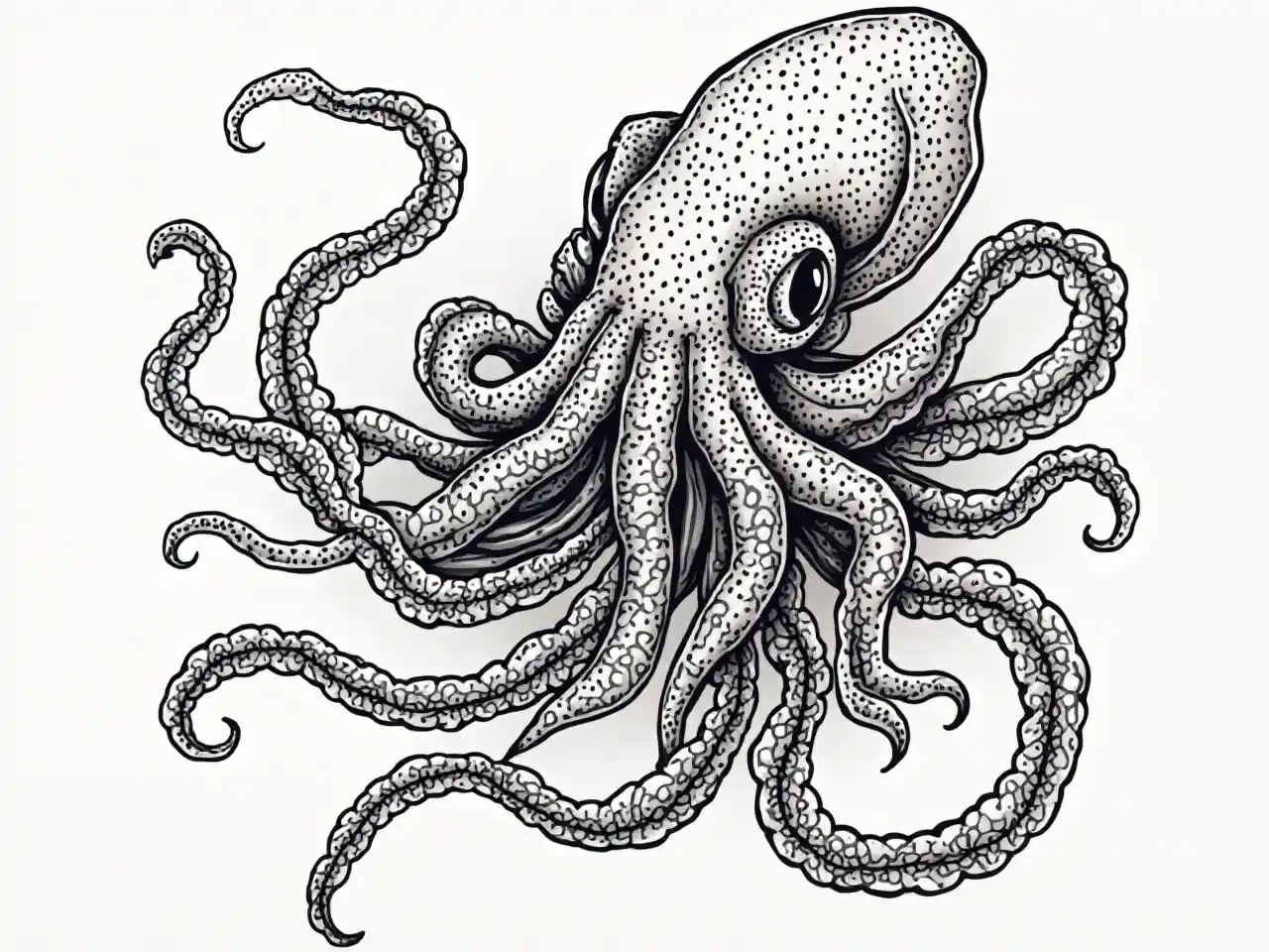 Татуировка кальмара