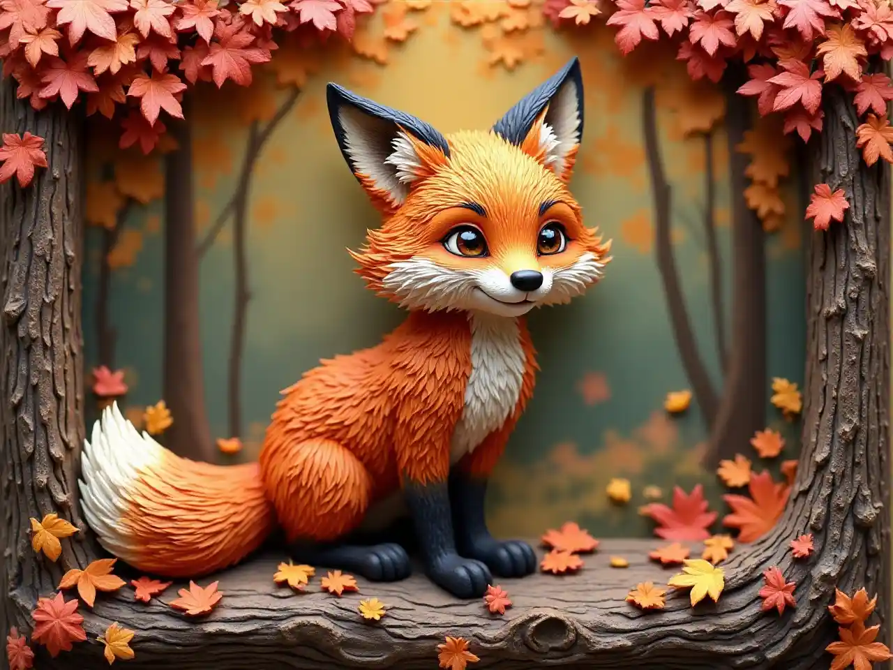 ਫੋਕਸ ਪਤਝੜ ਜੰਗਲ