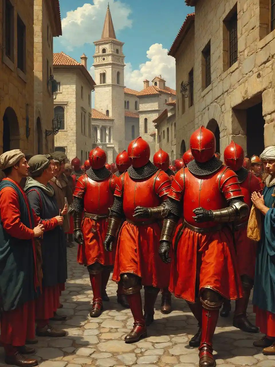 Karachi Hiệp sĩ hành quân thị trấn