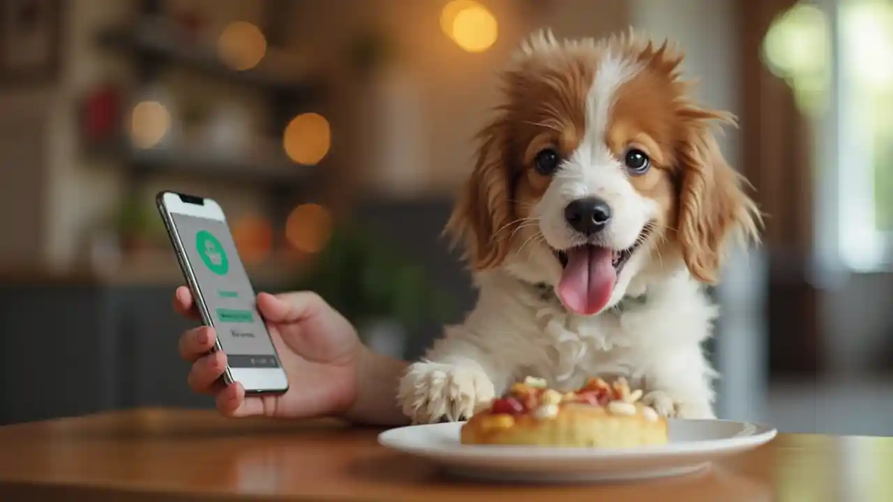 Mbwa Mwenye Furaha Aagiza