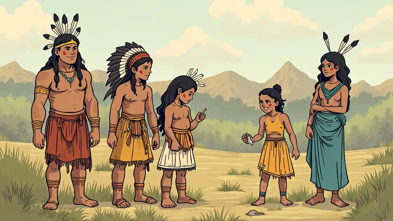 Illustrazioni dei nativi americani