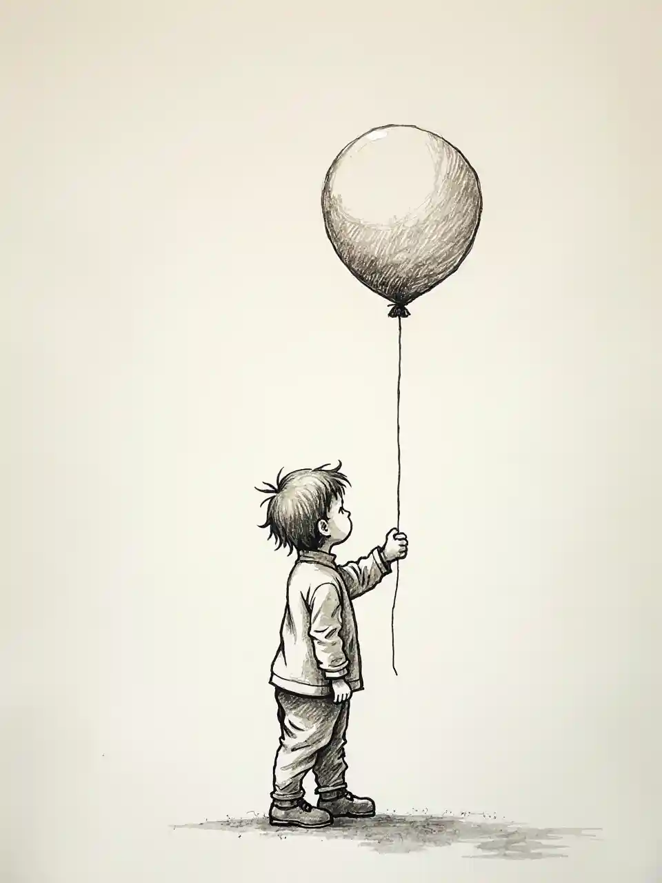 Bambino di palloncini