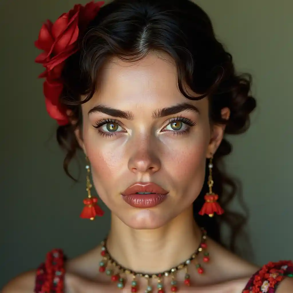 Picha ya Frida Kahlo ya Kihalisi Sana