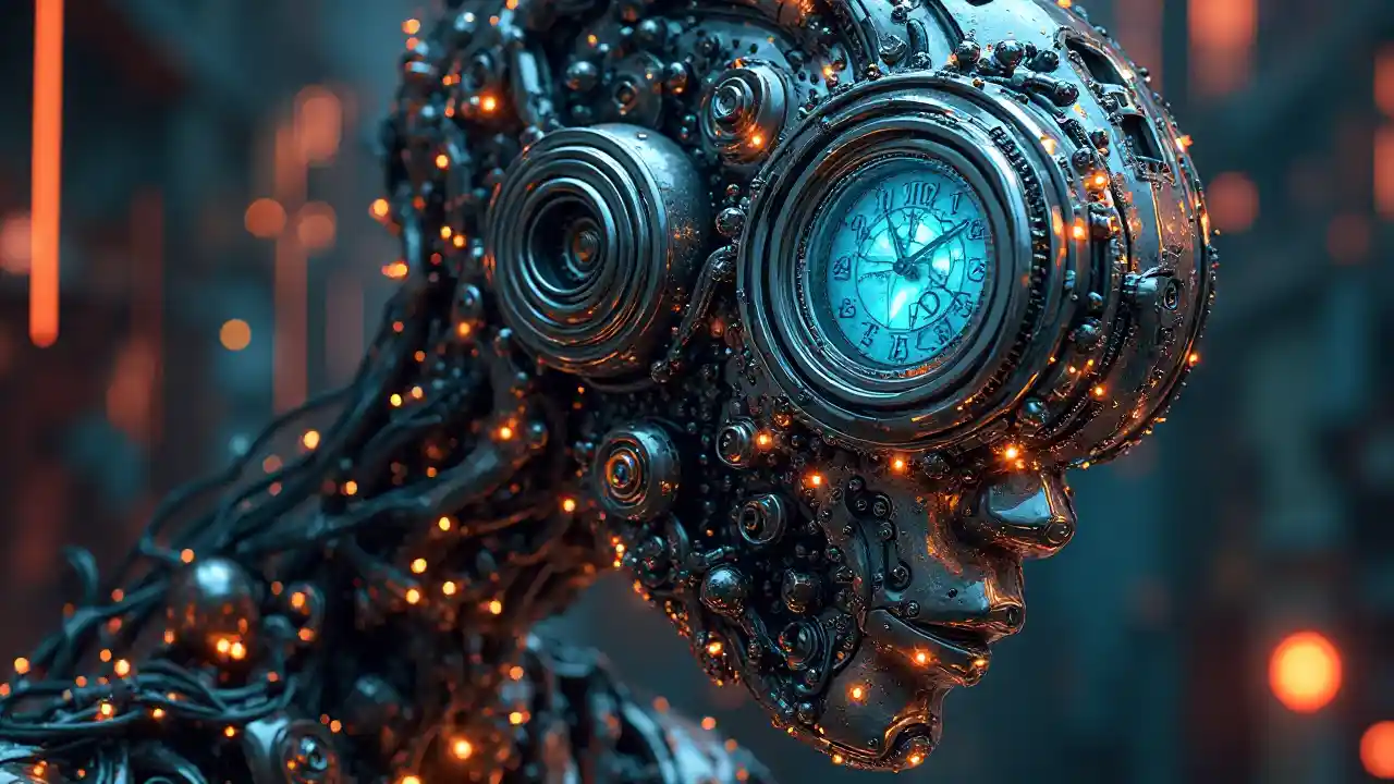 كسوف الساعة الاصطناعية الروبوتية