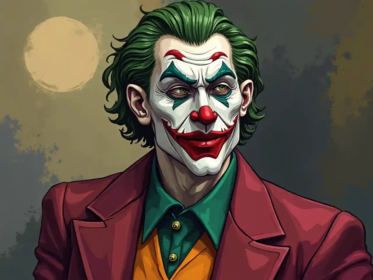 Guasón Cubismo Picasso Arte